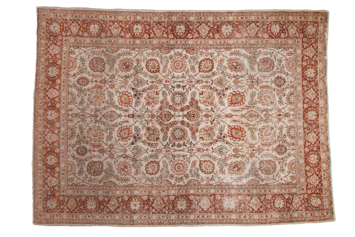 8x11 Vintage Distressed Meshed Carpet by Old New House® - main product image for Resin Society