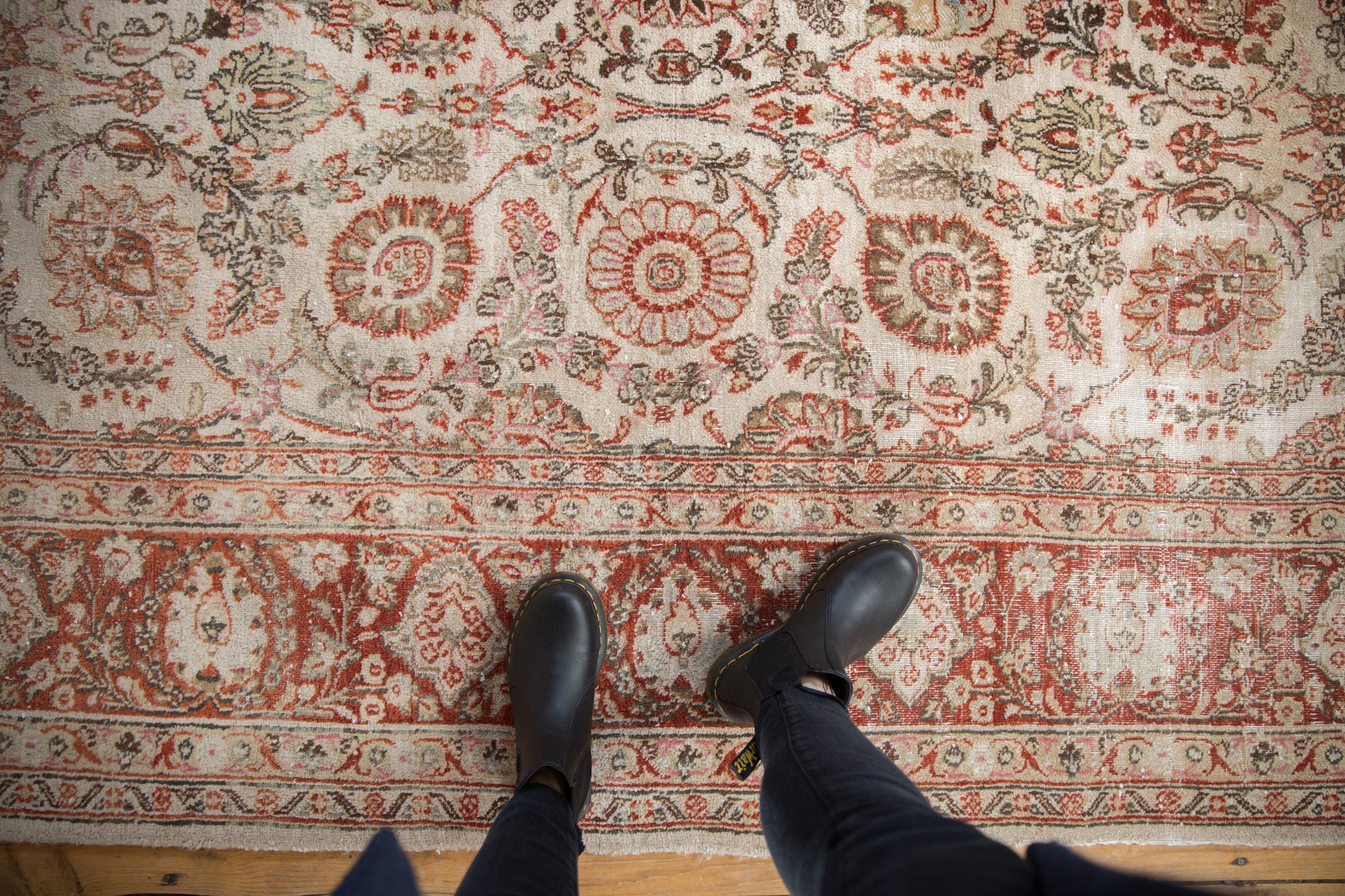8x11 Vintage Distressed Meshed Carpet by Old New House® - product image 2 for Resin Society