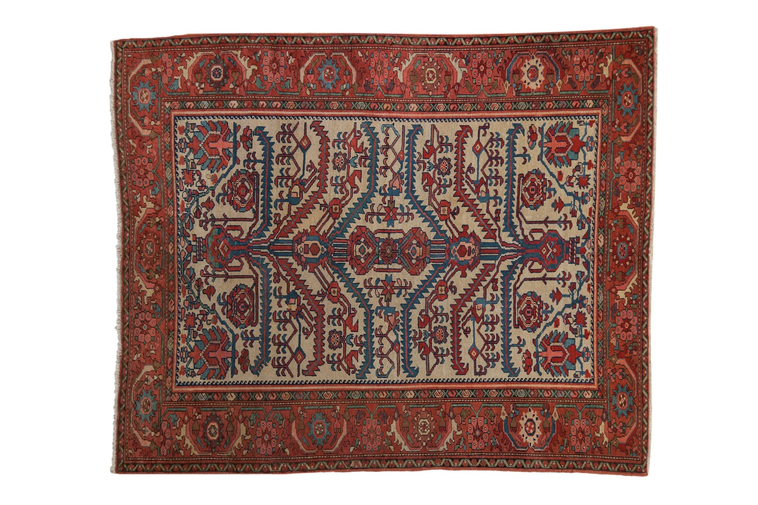 5x6 Antique Fine Malayer Square Rug by Old New House® - main product image for Resin Society