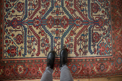 5x6 Antique Fine Malayer Square Rug by Old New House® - product image 2 for Resin Society