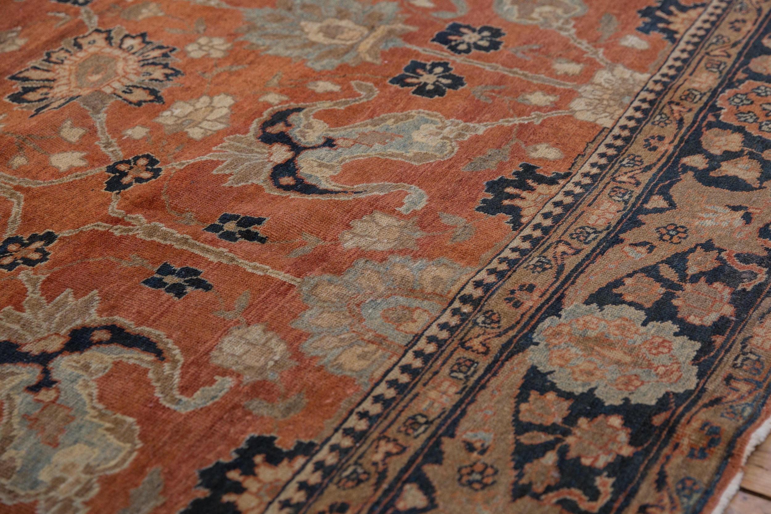 9x12.5 Vintage Tabriz Carpet by Old New House® - product image 4 for Resin Society