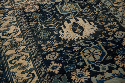4.5x5 Vintage Bijar Square Rug by Old New House® - product image 7 for Resin Society