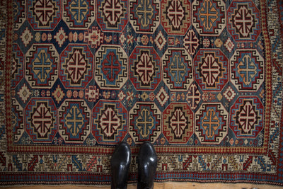 4x5 Vintage Caucasian Square Rug by Old New House® - product image 2 for Resin Society