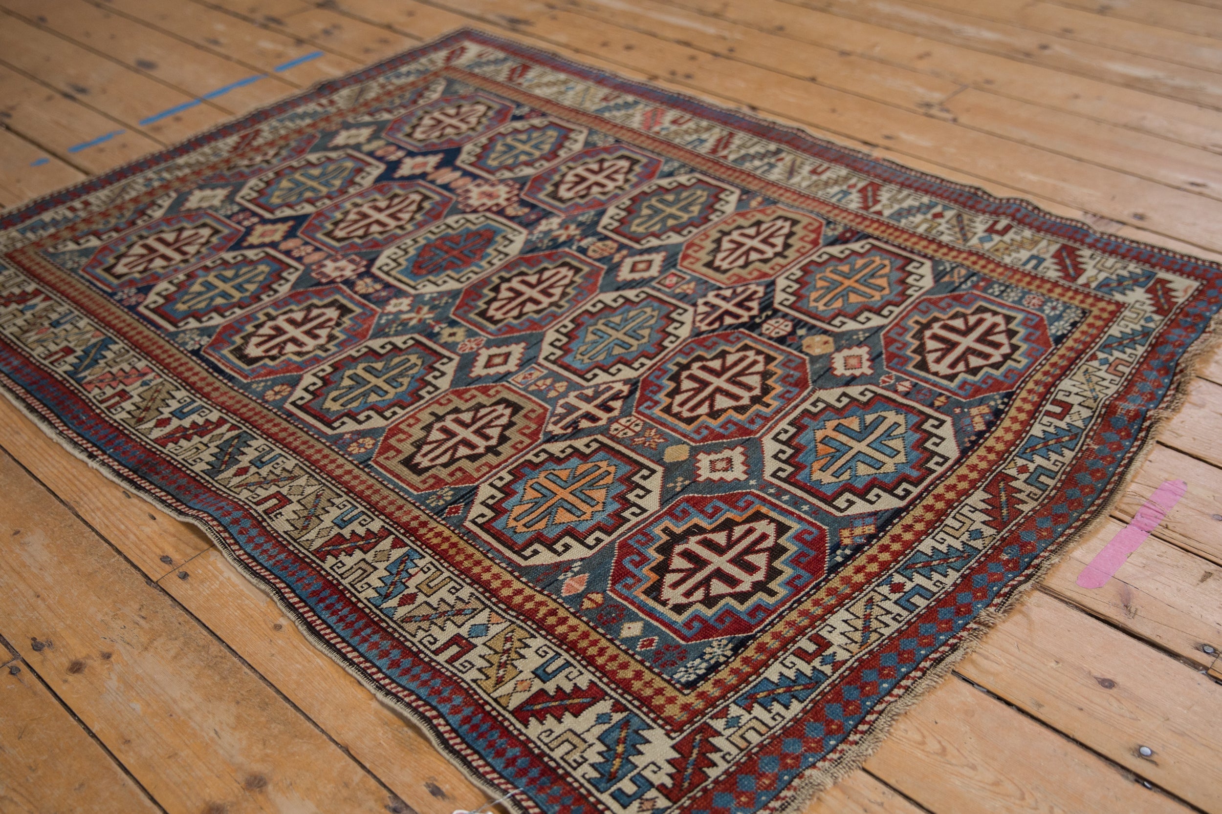 4x5 Vintage Caucasian Square Rug by Old New House® - product image 3 for Resin Society