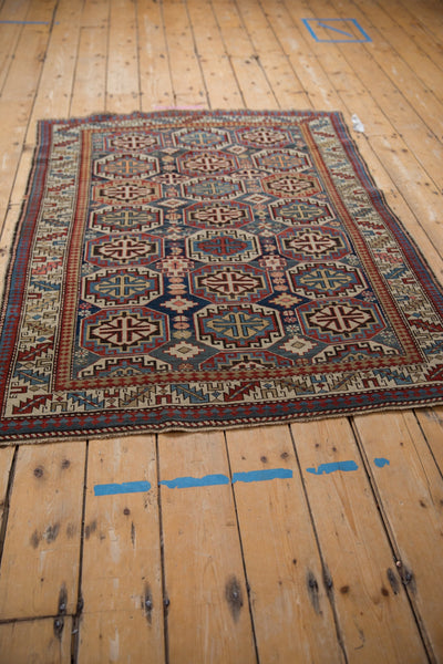 4x5 Vintage Caucasian Square Rug by Old New House® - product image 7 for Resin Society