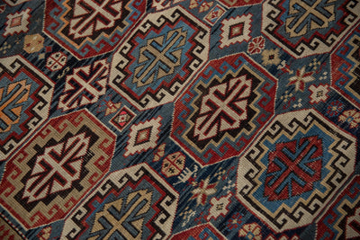 4x5 Vintage Caucasian Square Rug by Old New House® - product image 10 for Resin Society