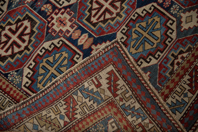 4x5 Vintage Caucasian Square Rug by Old New House® - product image 11 for Resin Society