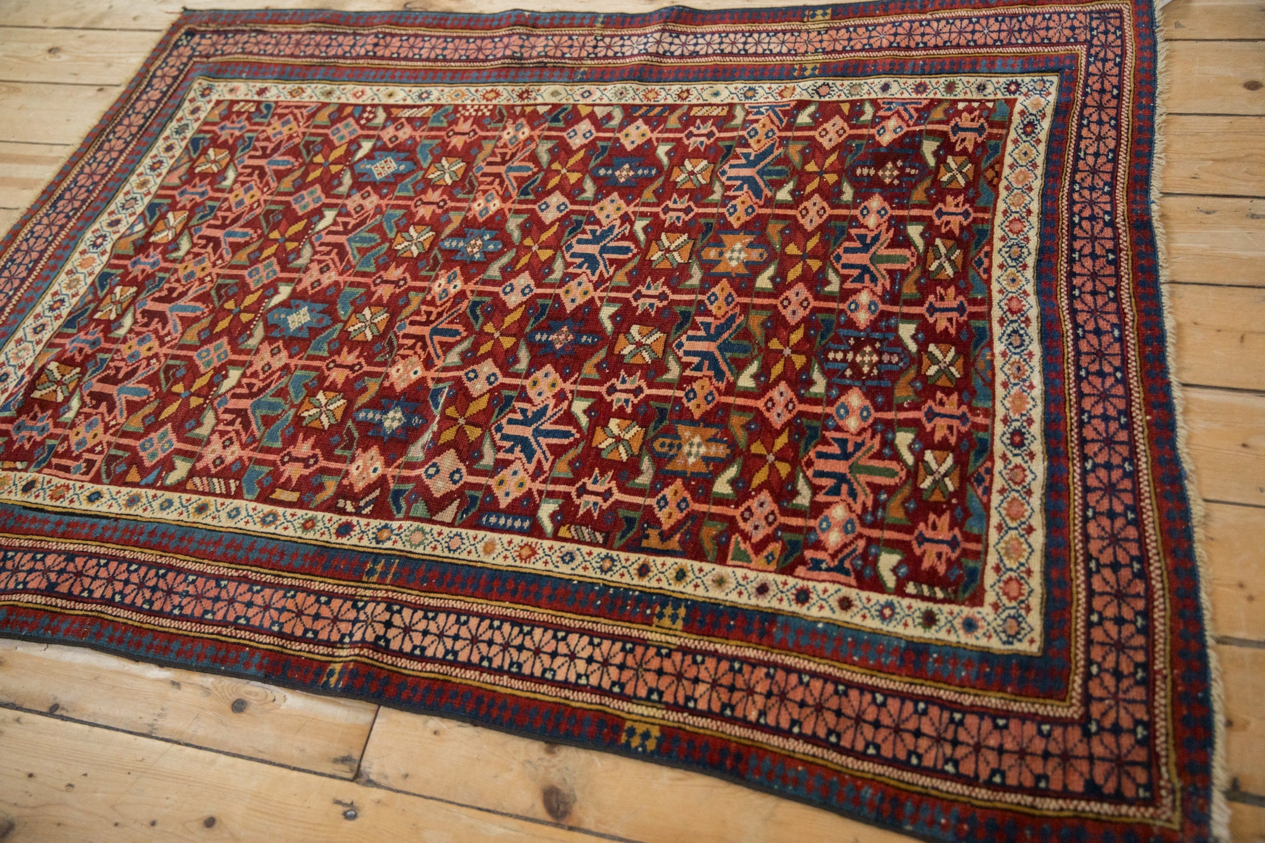 4x5 Antique Caucasian Square Rug by Old New House® - product image 4 for Resin Society