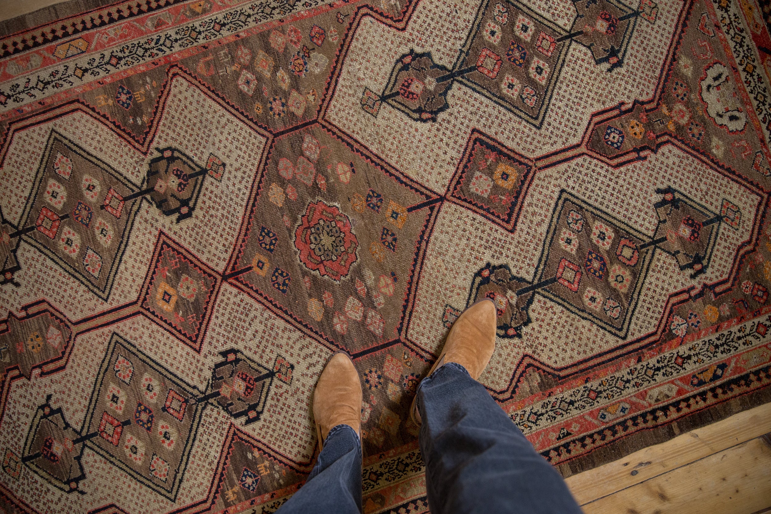4.5x7 Vintage Fine Malayer Rug by Old New House® - product image 2 for Resin Society