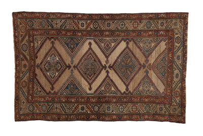 4x6.5 Antique Fine Kurd Rug by Old New House® - main product image for Resin Society