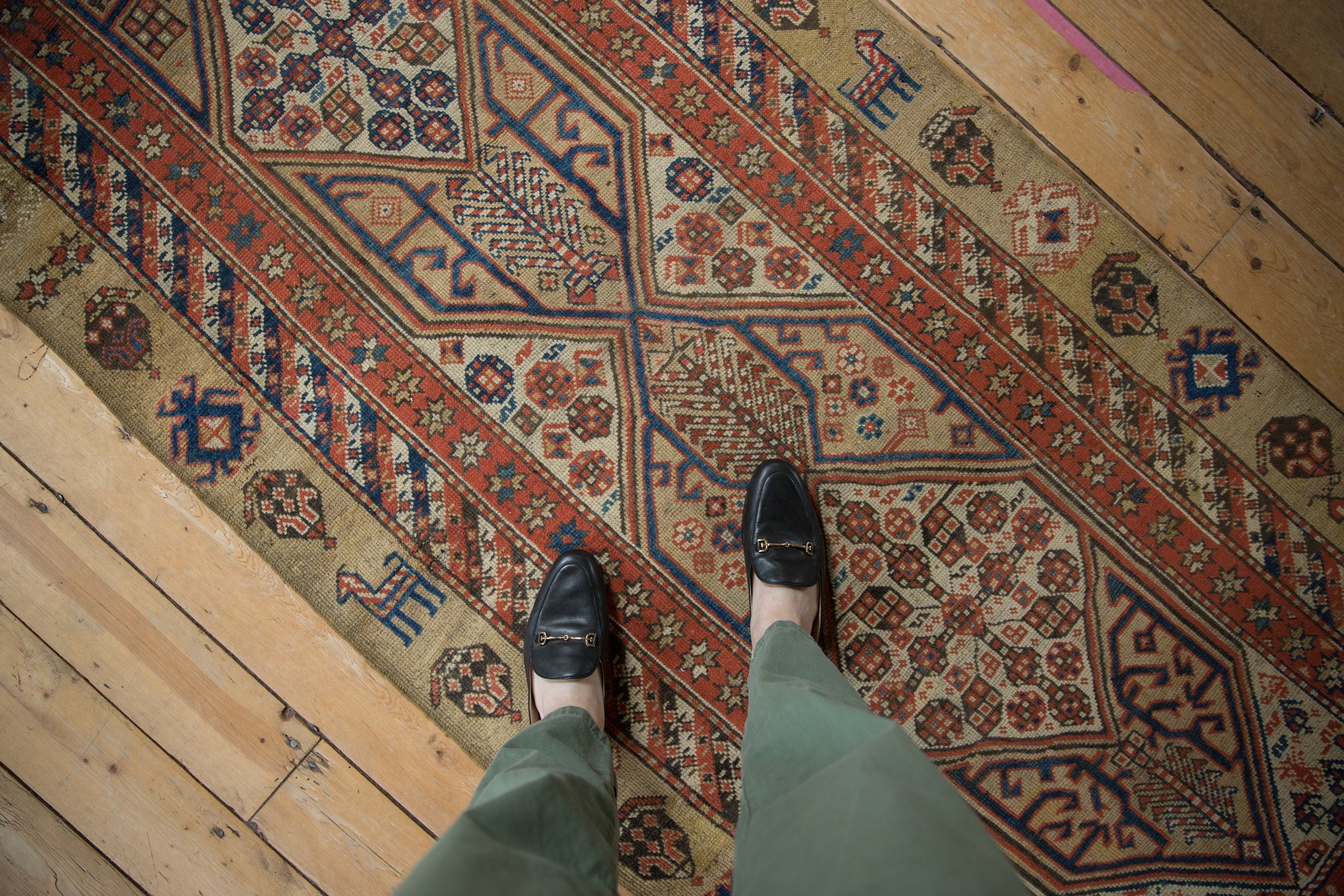 3.5x9.5 Antique Serab Rug Runner by Old New House® - product image 2 for Resin Society