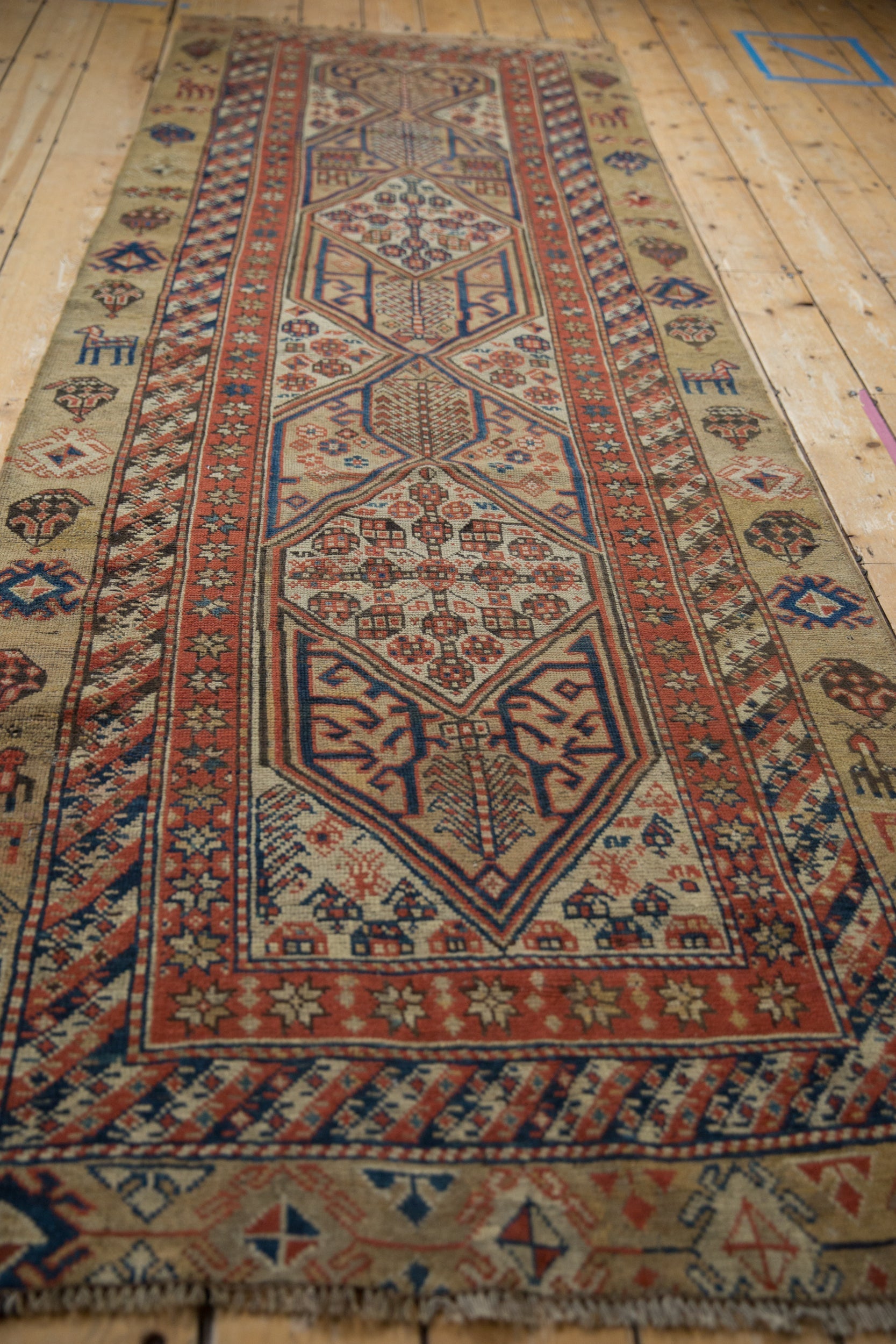 3.5x9.5 Antique Serab Rug Runner by Old New House® - product image 5 for Resin Society