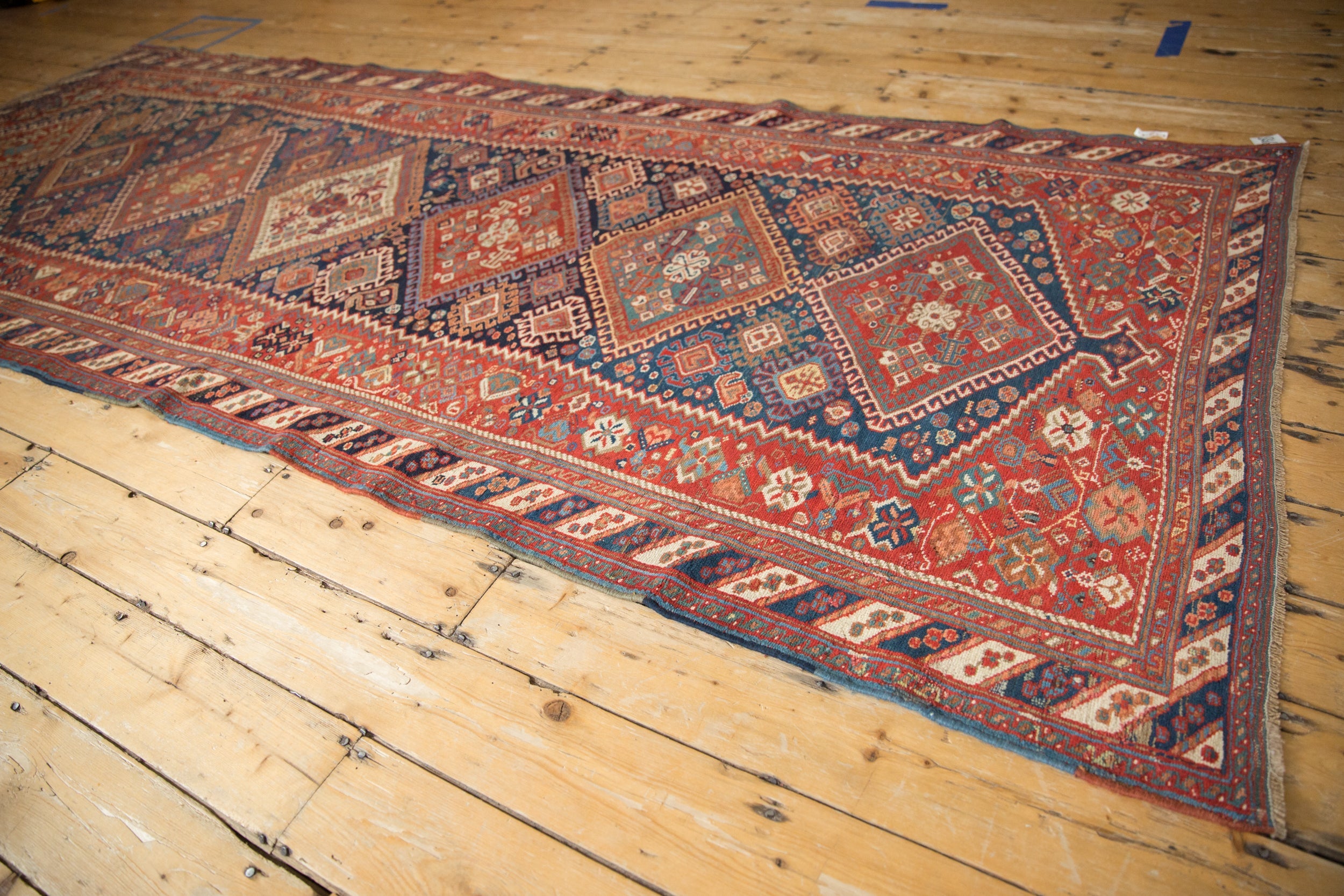 4.5x11 Antique Afshar Rug Runner by Old New House® - product image 7 for Resin Society