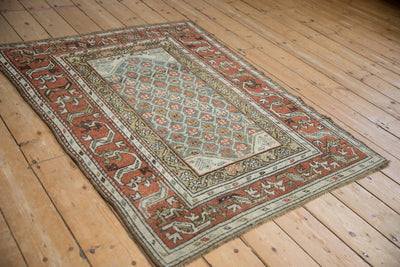 4x5 Vintage Distressed Kurd Square Rug by Old New House® - product image 4 for Resin Society