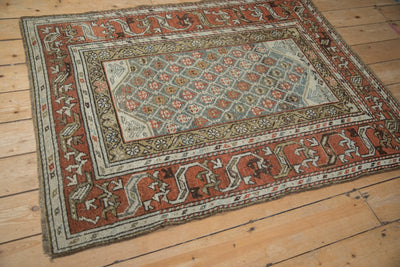 4x5 Vintage Distressed Kurd Square Rug by Old New House® - product image 6 for Resin Society