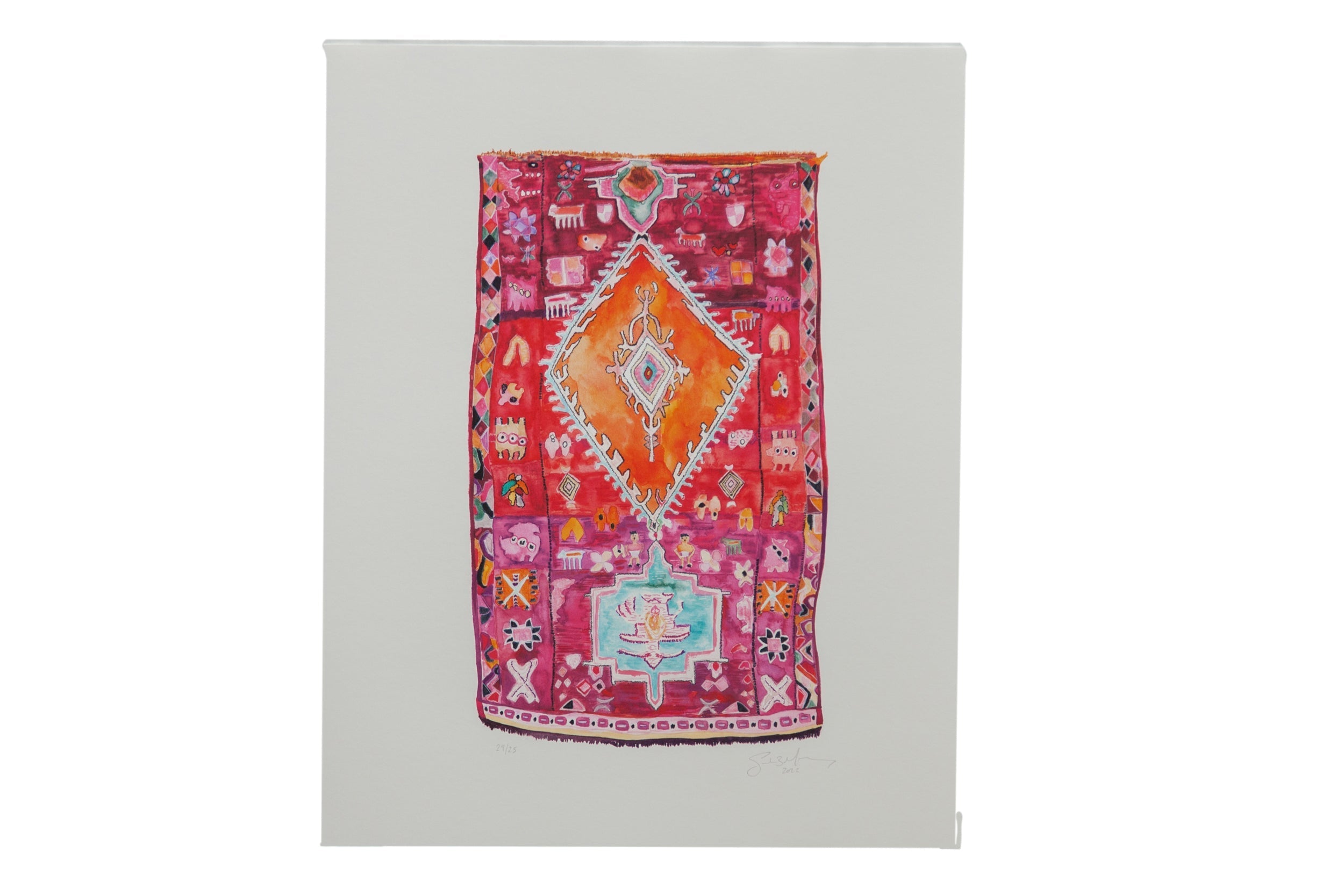 Sarah Martinez Vintage Rug Limited Edition Print