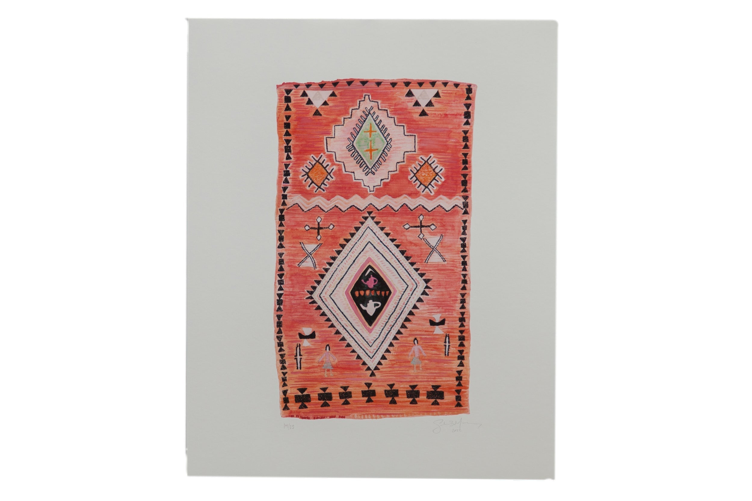 Sarah Martinez Vintage Rug Limited Edition Print