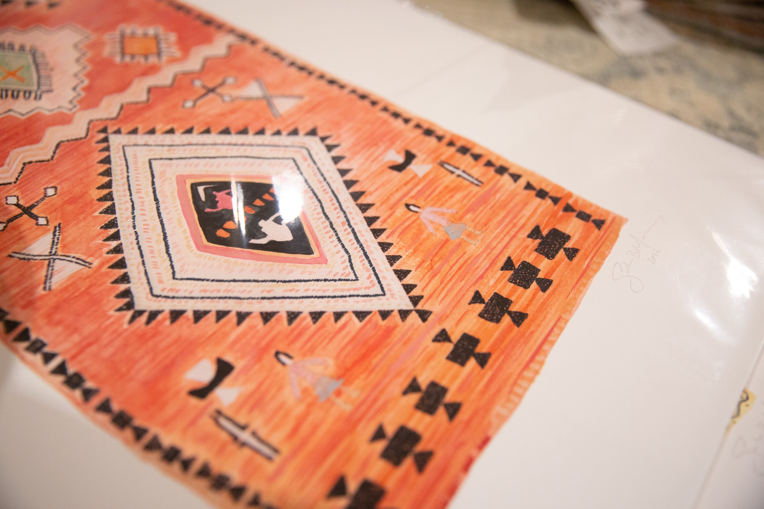 Sarah Martinez Vintage Rug Limited Edition Print