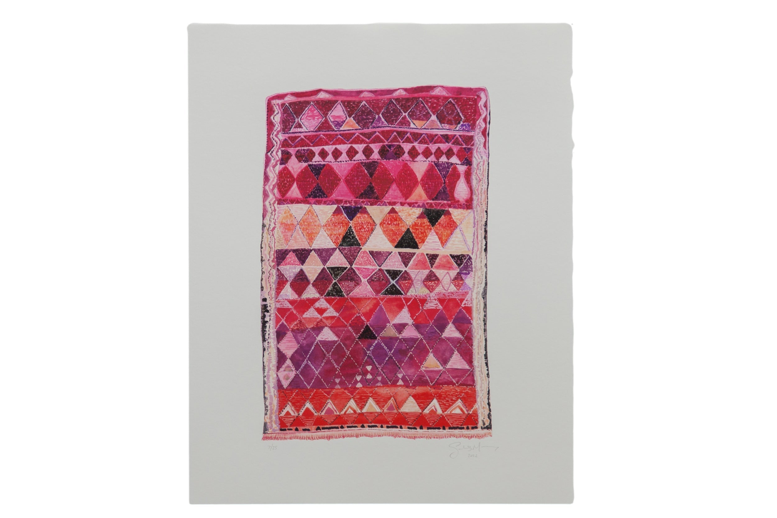 Sarah Martinez Vintage Rug Limited Edition Print