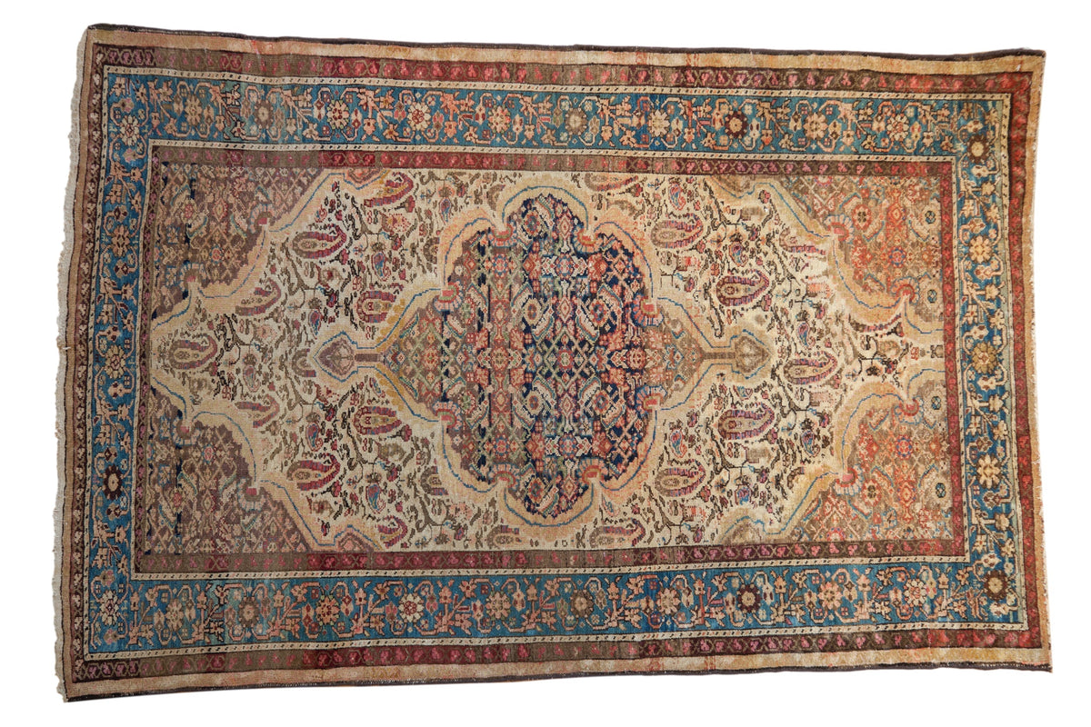 4.5x6.5 Vintage Fine Distressed Malayer Rug by Old New House® - main product image for Resin Society
