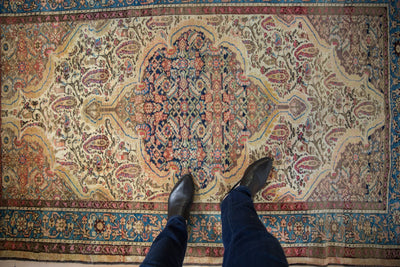 4.5x6.5 Vintage Fine Distressed Malayer Rug by Old New House® - product image 2 for Resin Society