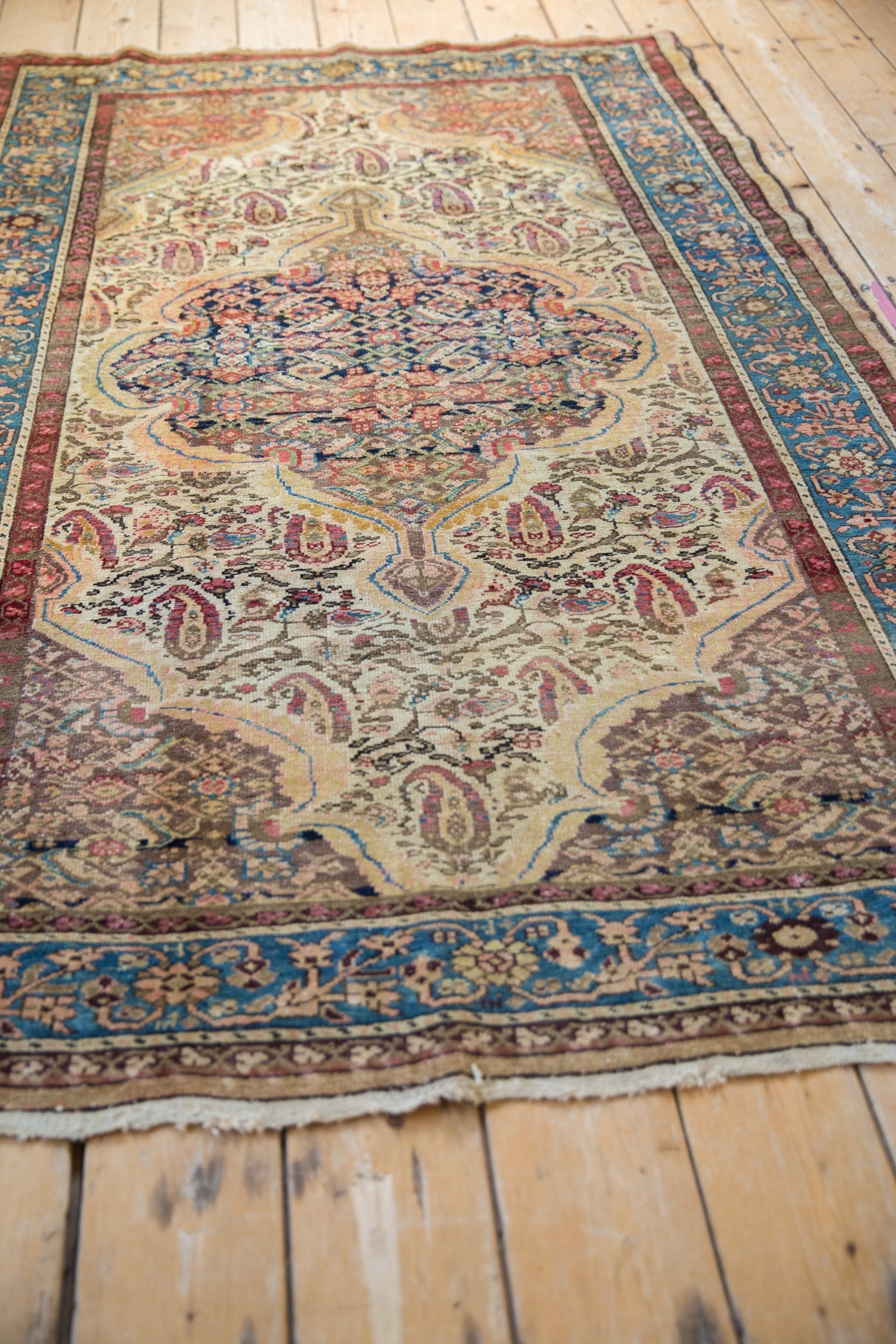 4.5x6.5 Vintage Fine Distressed Malayer Rug by Old New House® - product image 4 for Resin Society