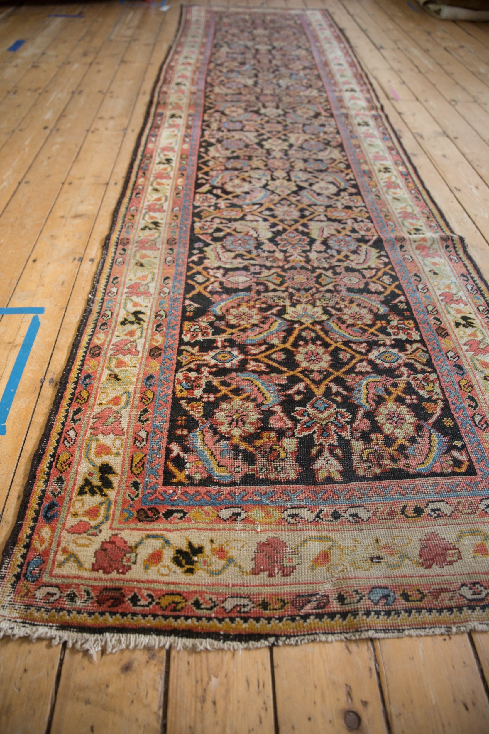 3.5x13 Vintage Mahal Rug Runner by Old New House® - product image 5 for Resin Society