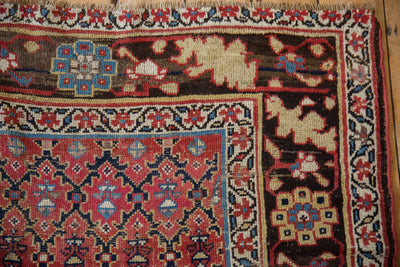 4.5x10.5 Antique Kurdish Rug Runner by Old New House® - product image 4 for Resin Society