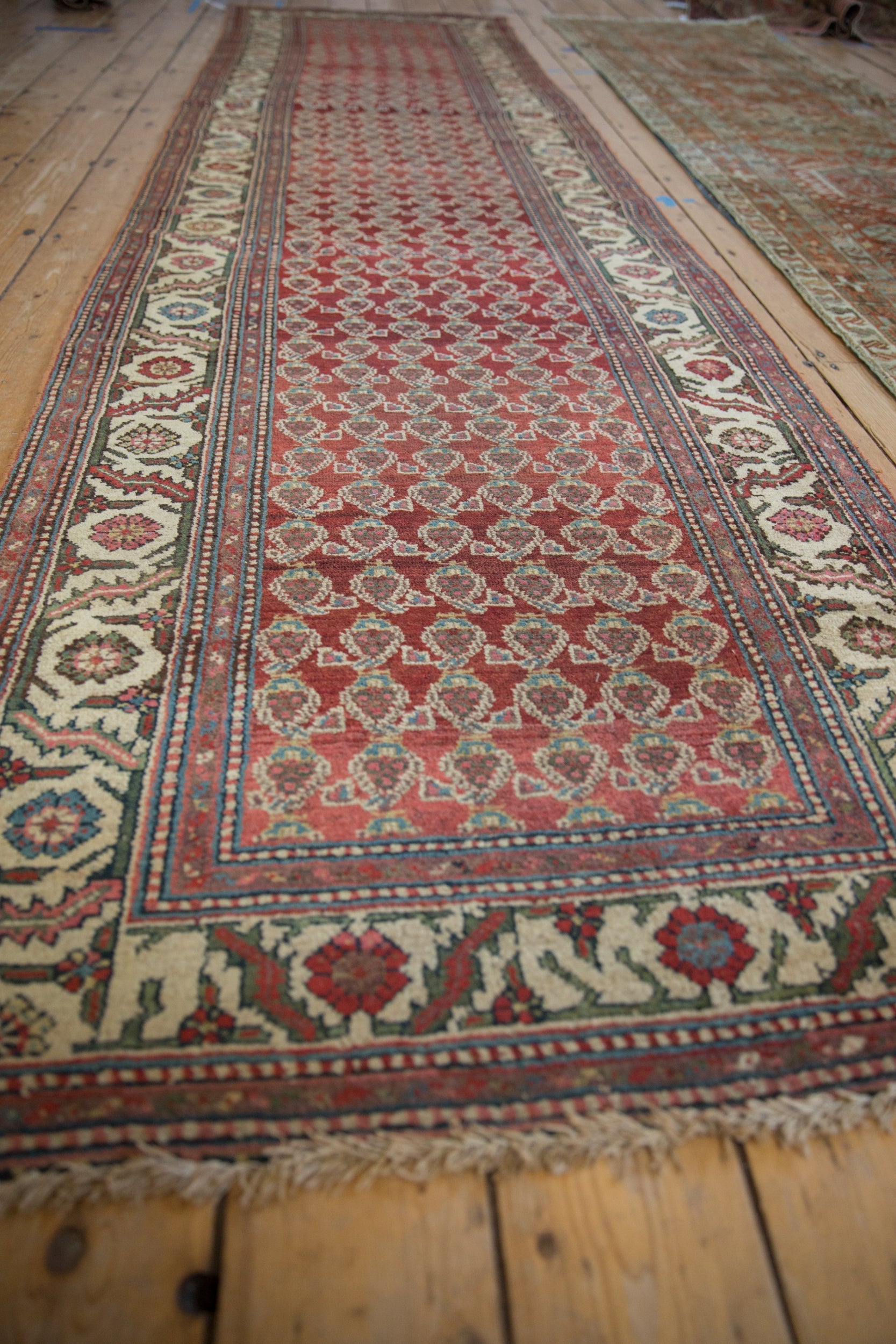 3.5x12 Vintage Hamadan Rug Runner by Old New House® - product image 5 for Resin Society