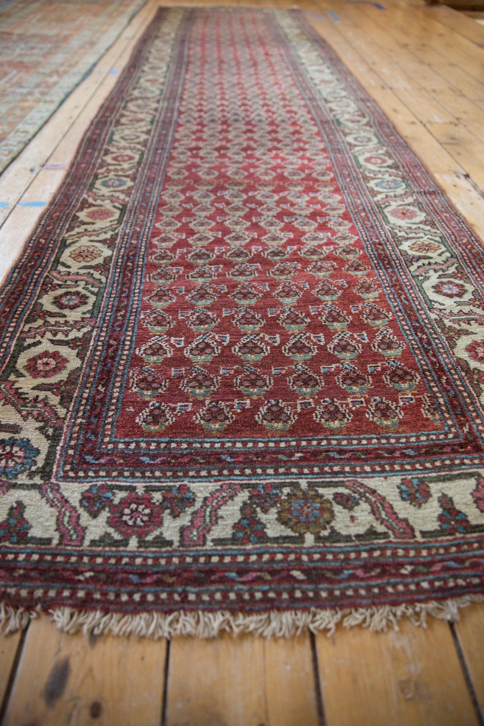 3.5x12 Vintage Hamadan Rug Runner by Old New House® - product image 8 for Resin Society