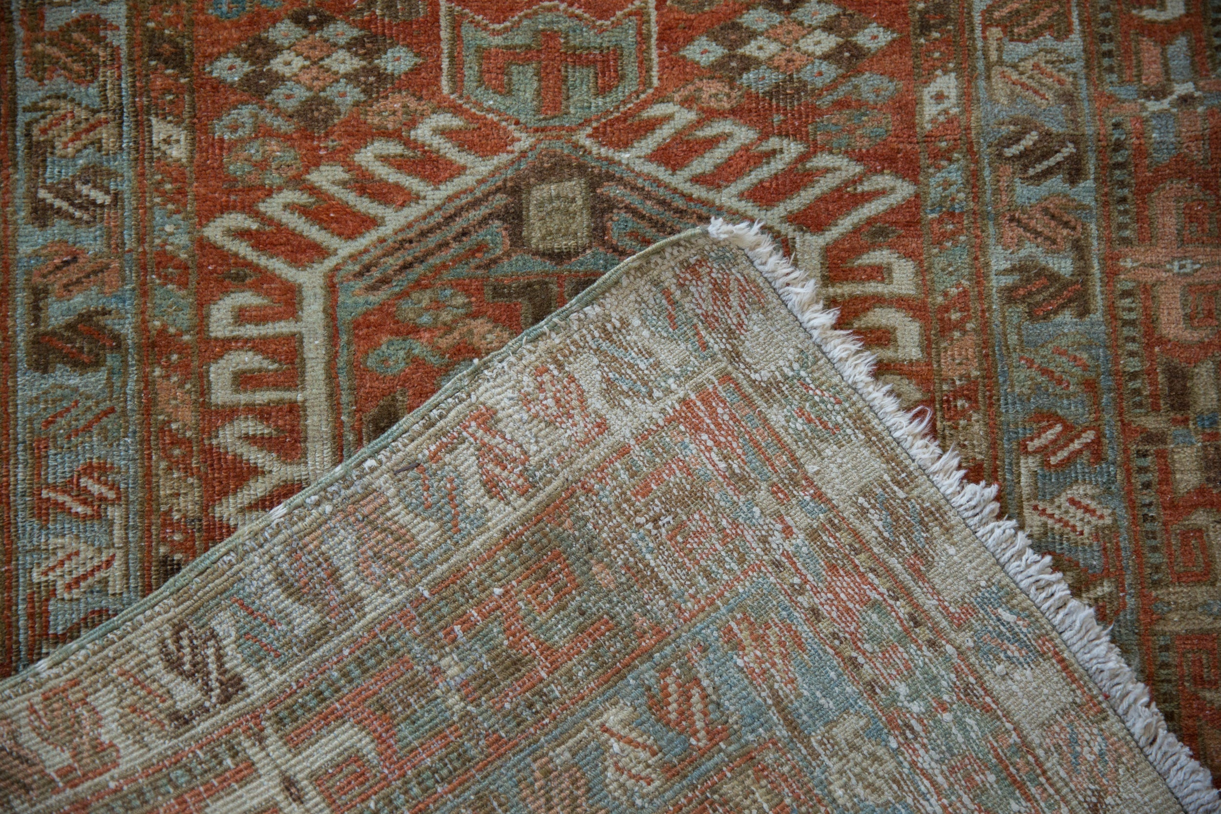 RESERVED 2.5x14 Vintage Fine Distressed Karaja Rug Runner