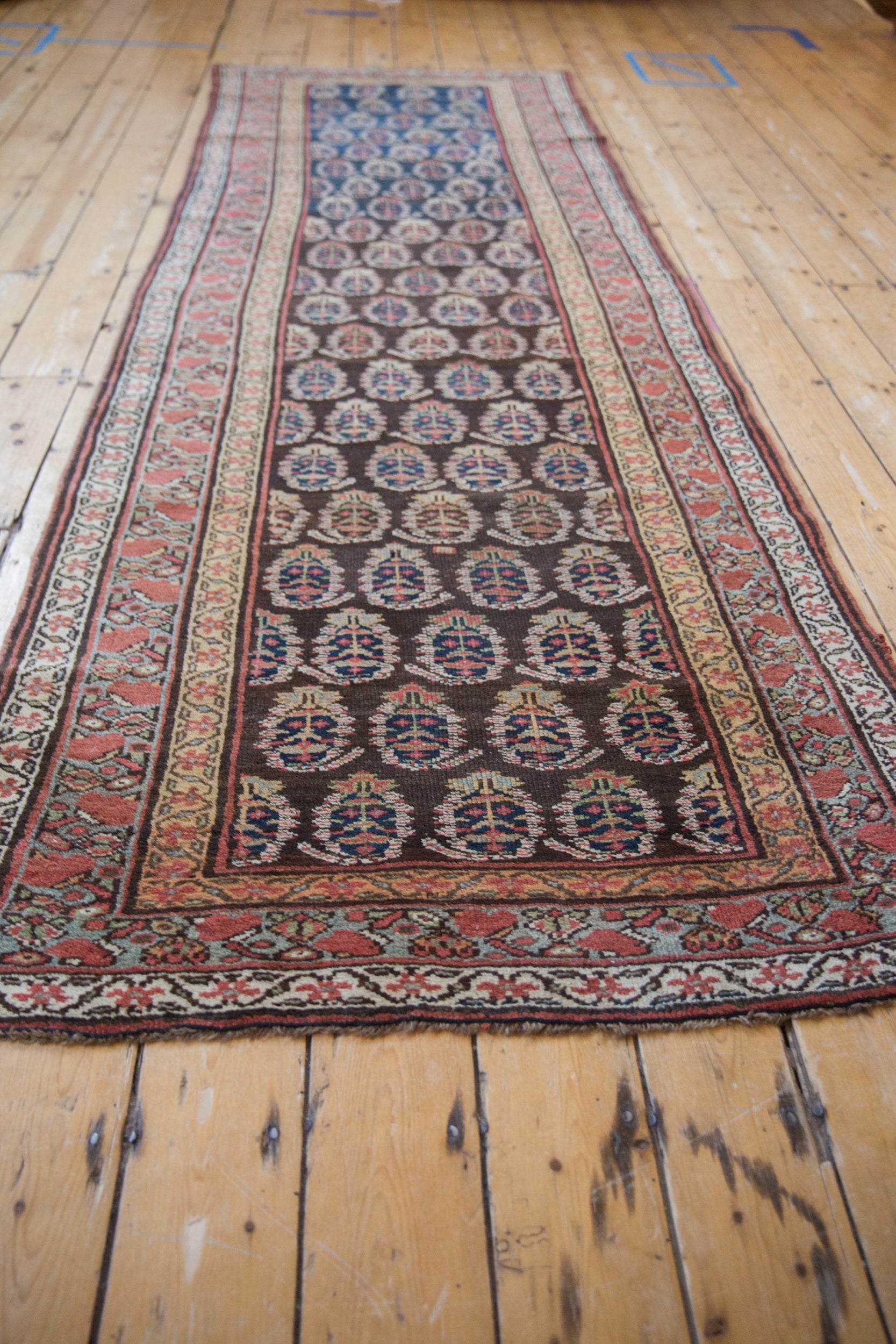 3.5x10 Antique Kurdish Rug Runner by Old New House® - product image 6 for Resin Society