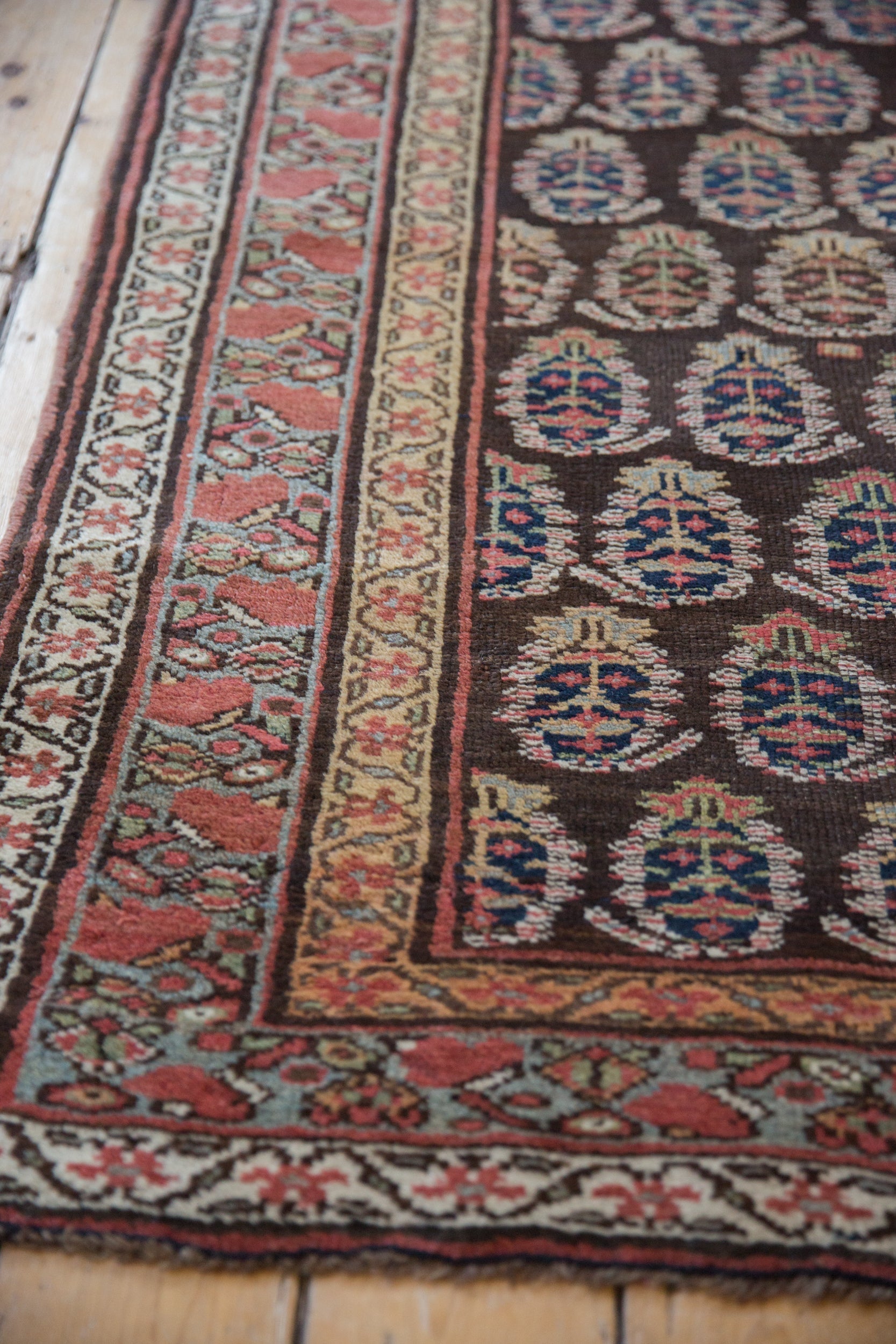 3.5x10 Antique Kurdish Rug Runner by Old New House® - product image 7 for Resin Society