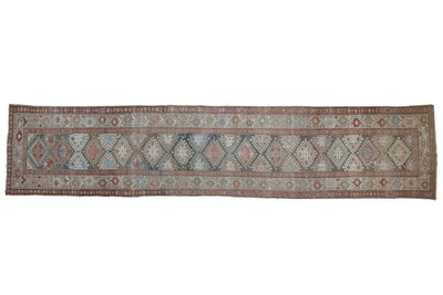 3.5x15.5 Vintage Distressed Hamadan Rug Runner by Old New House® - main product image for Resin Society