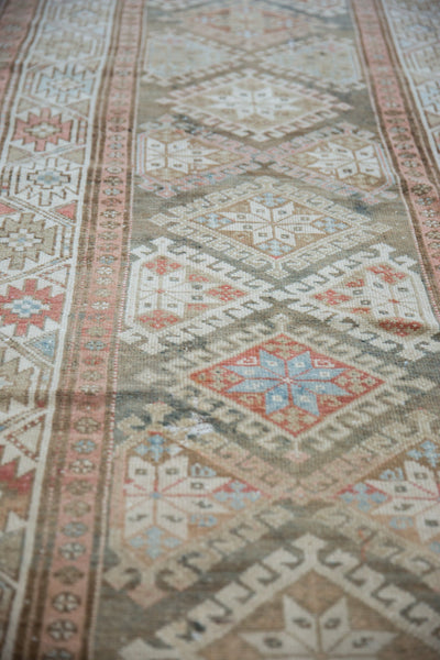 3.5x15.5 Vintage Distressed Hamadan Rug Runner by Old New House® - product image 5 for Resin Society