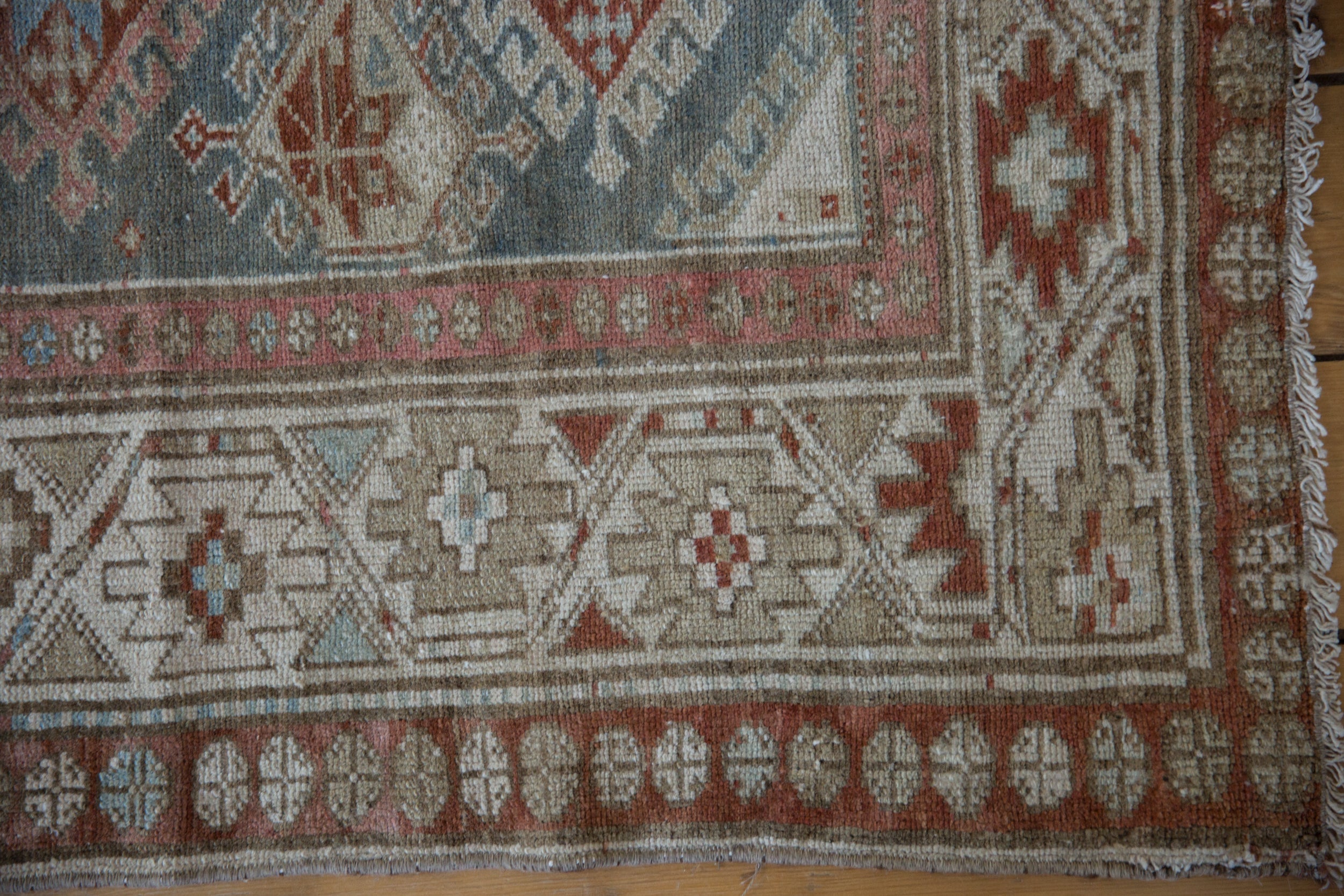 3.5x15.5 Vintage Distressed Hamadan Rug Runner by Old New House® - product image 9 for Resin Society