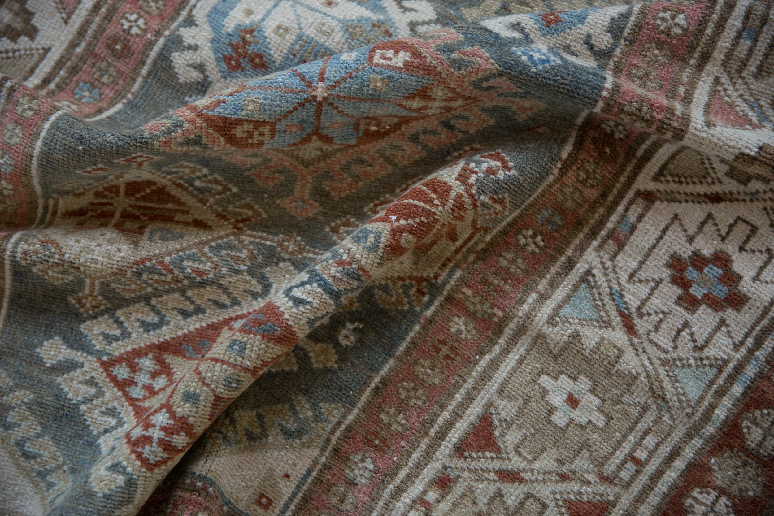 3.5x15.5 Vintage Distressed Hamadan Rug Runner by Old New House® - product image 10 for Resin Society
