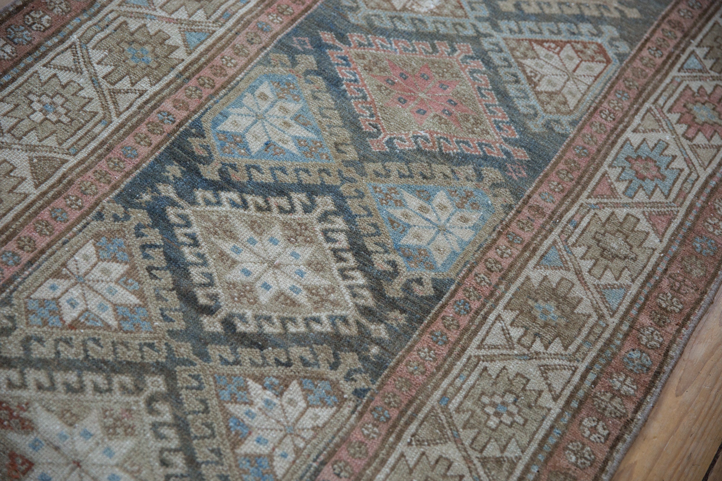 3.5x15.5 Vintage Distressed Hamadan Rug Runner by Old New House® - product image 12 for Resin Society