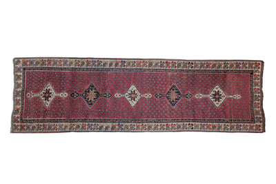 3x10.5 Vintage Kurdish Rug Runner by Old New House® - main product image for Resin Society