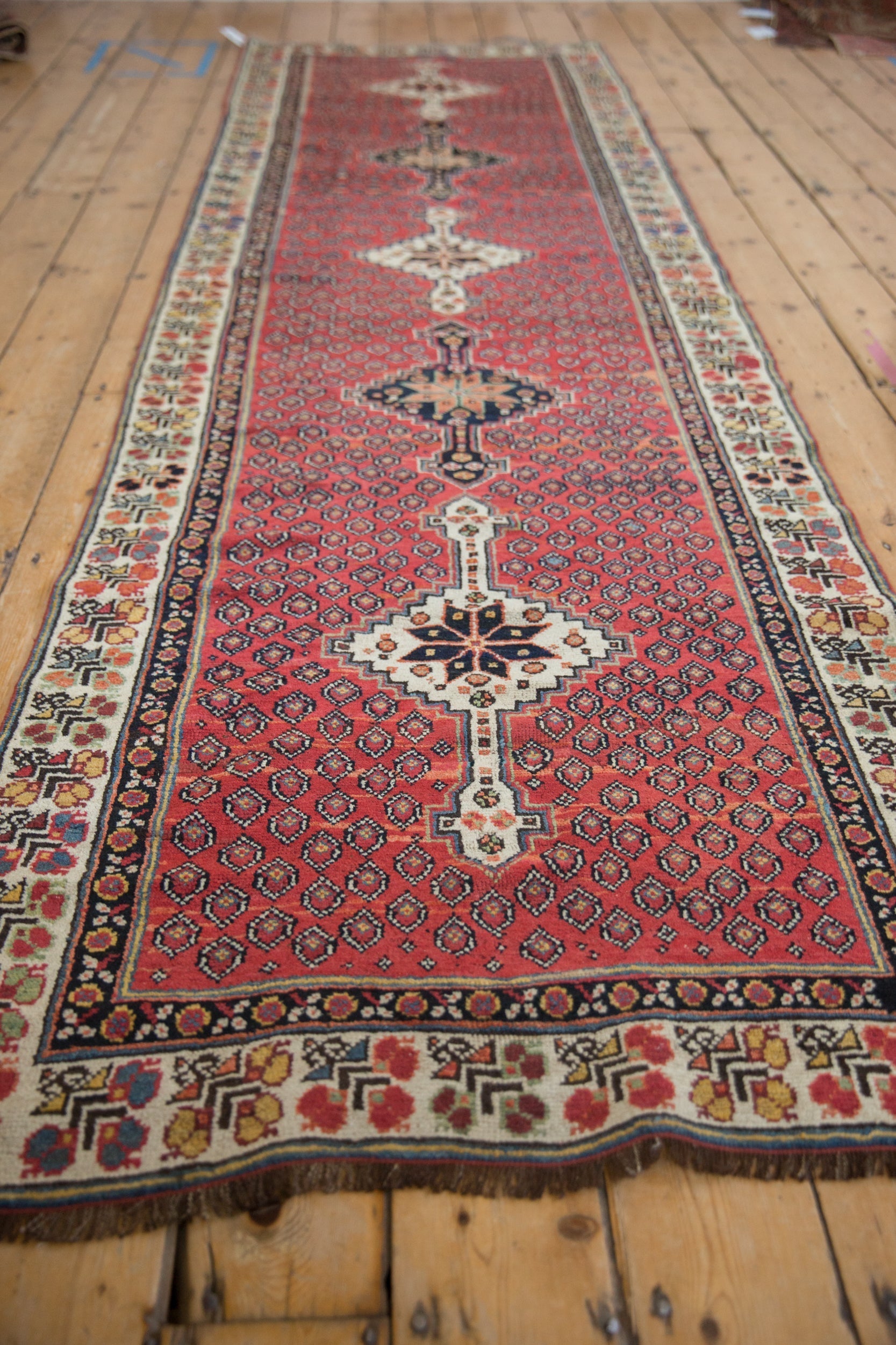 3x10.5 Vintage Kurdish Rug Runner by Old New House® - product image 4 for Resin Society
