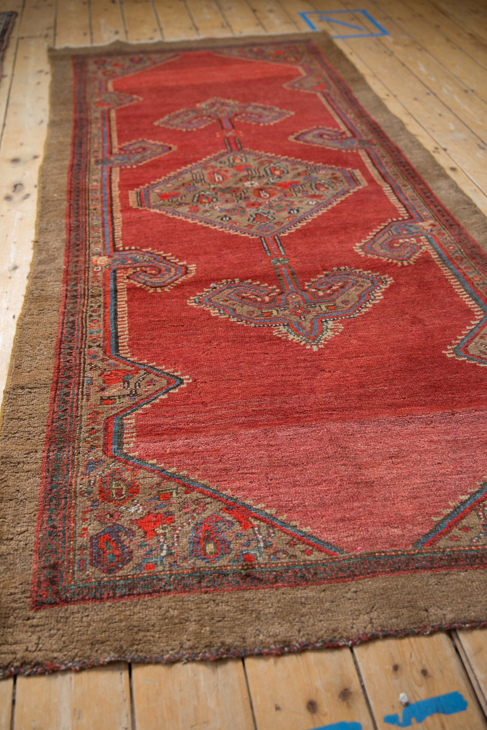 4x8 Vintage Camel Hair Serab Rug Runner by Old New House® - product image 7 for Resin Society