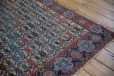 3.5x4.5 Antique Afshar Square Rug by Old New House® - product image 5 for Resin Society