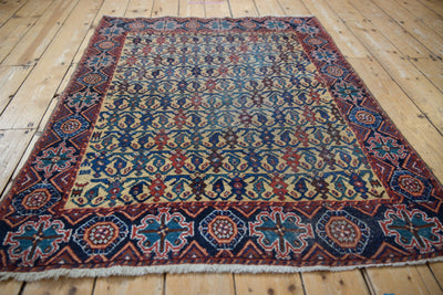 3.5x4.5 Antique Afshar Square Rug by Old New House® - product image 6 for Resin Society