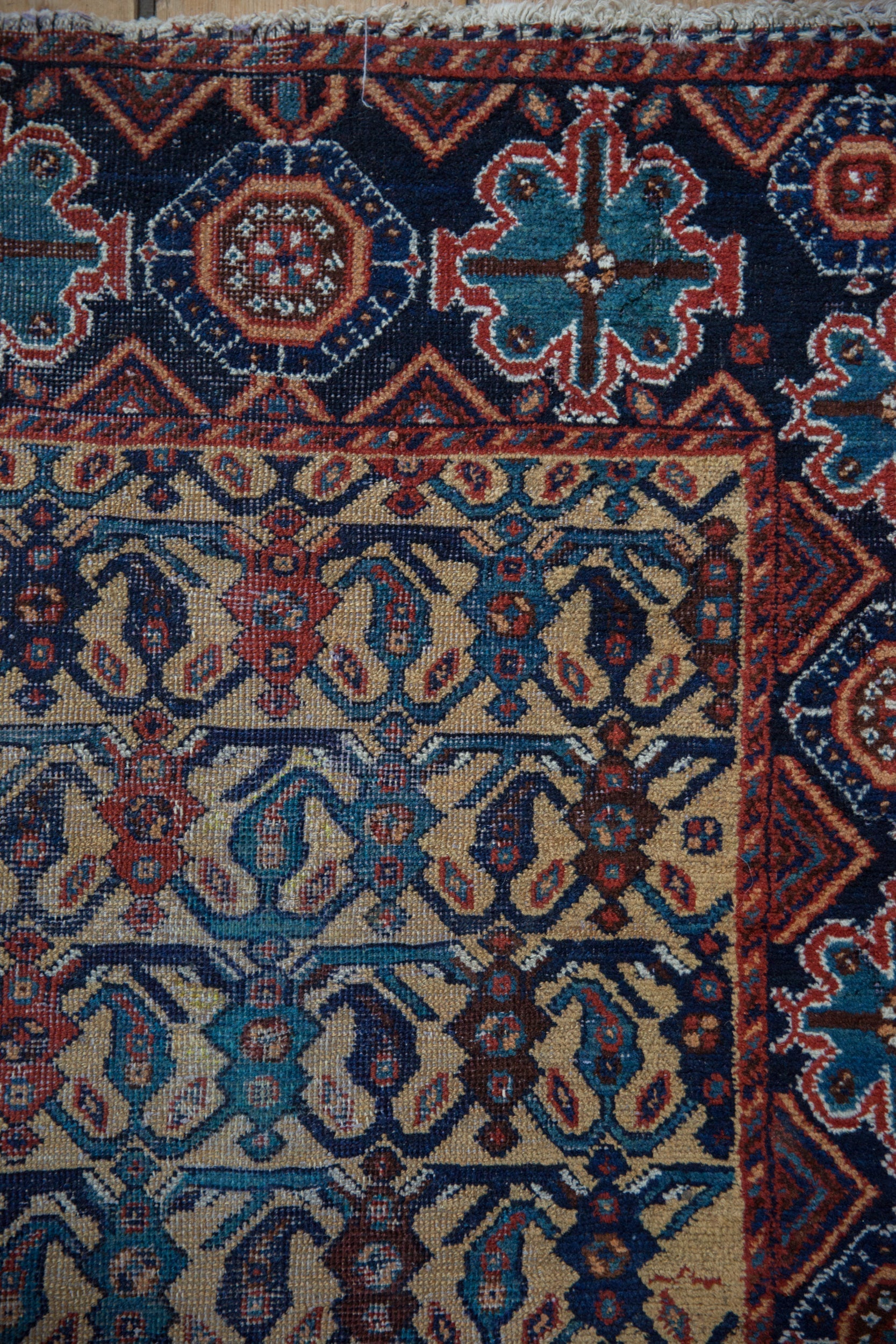 3.5x4.5 Antique Afshar Square Rug by Old New House® - product image 10 for Resin Society
