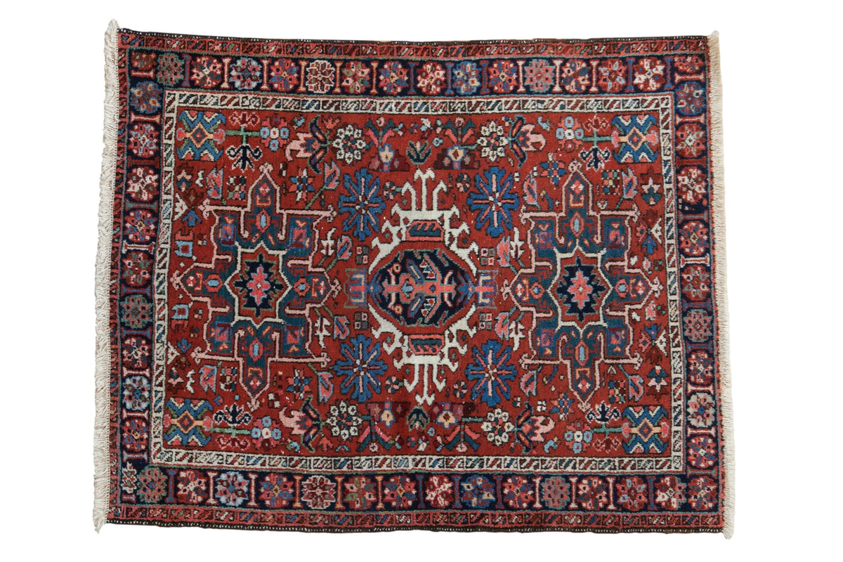 3.5x4.5 Vintage Karaja Square Rug by Old New House® - main product image for Resin Society