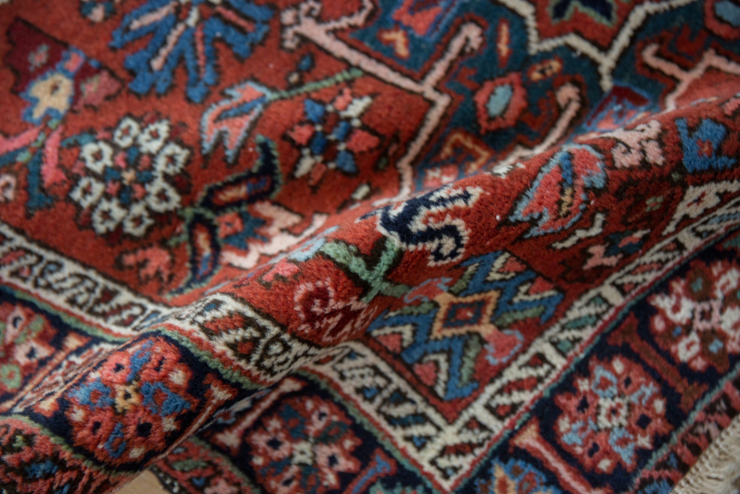 3.5x4.5 Vintage Karaja Square Rug by Old New House® - product image 7 for Resin Society