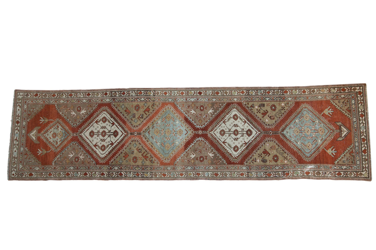 3.5x13 Vintage Distressed Malayer Rug Runner by Old New House® - main product image for Resin Society