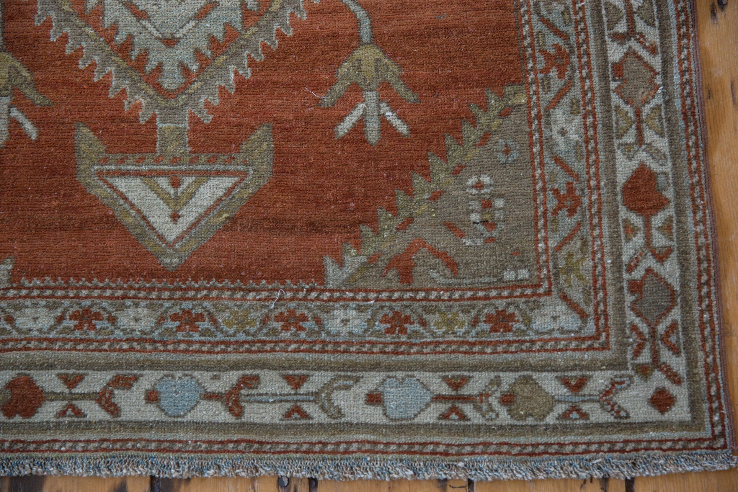 3.5x13 Vintage Distressed Malayer Rug Runner by Old New House® - product image 3 for Resin Society