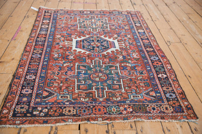 3.5x4.5 Vintage Karaja Square Rug by Old New House® - product image 5 for Resin Society