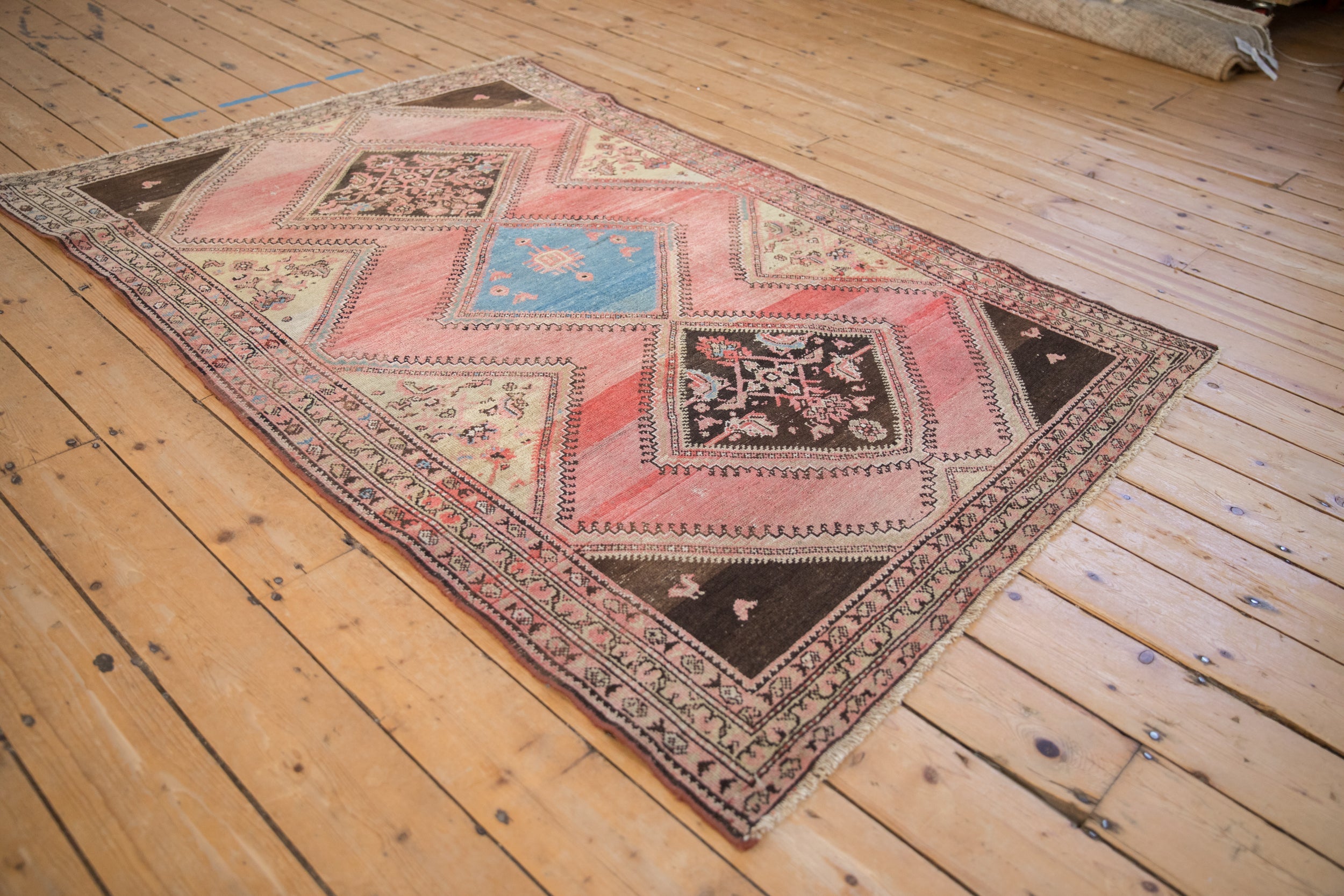 4x6.5 Vintage Fine Distressed Malayer Rug by Old New House® - product image 5 for Resin Society